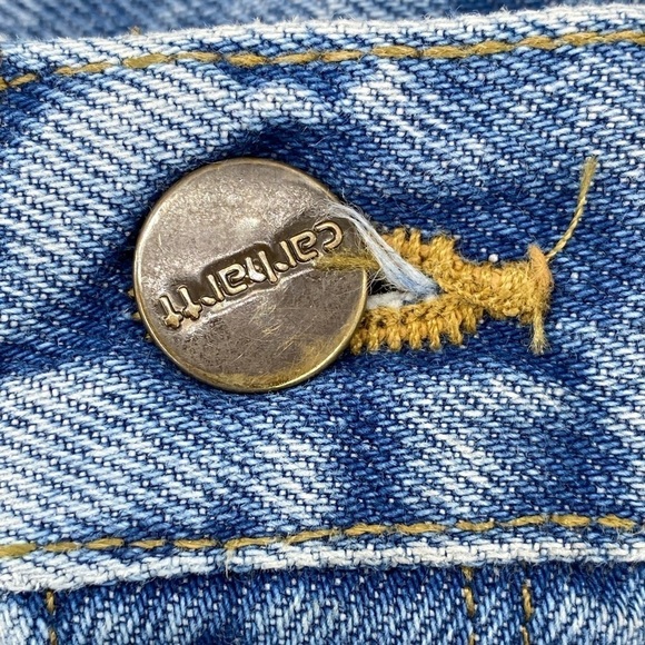 Carhartt Relaxed Fit Straight Leg Light Wash Jeans Size 44x32 - Picture 6 of 7